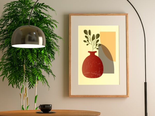 Flower Pot wall art for living room