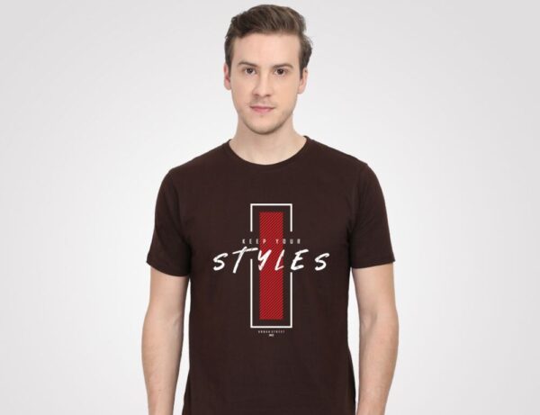 Coffee Brown T-shirt for men