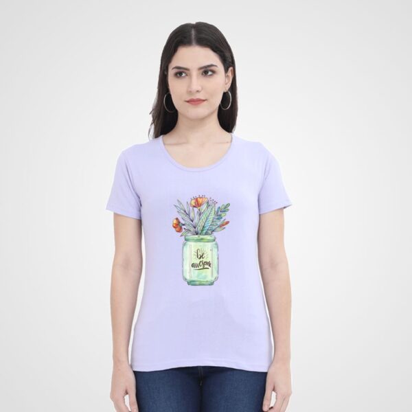 Lavender T-shirt for women