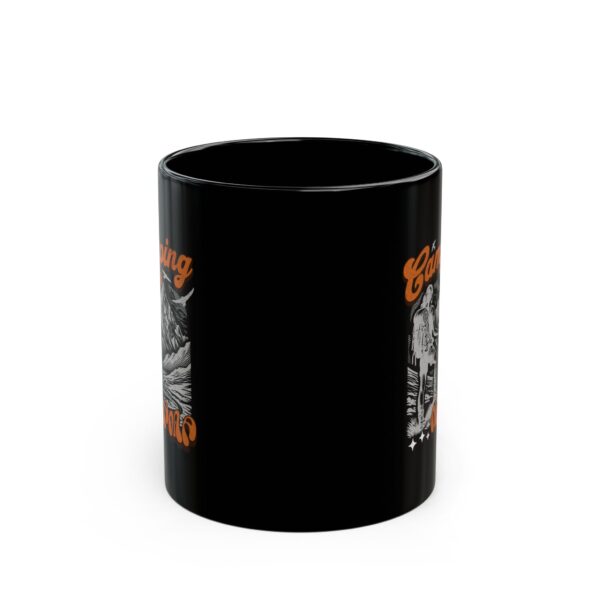 Camping Mama Black Coffee Mug - Image 2