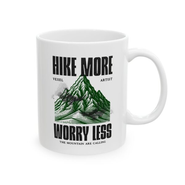 Hike More Worry Less  Coffee Mug For Hikers