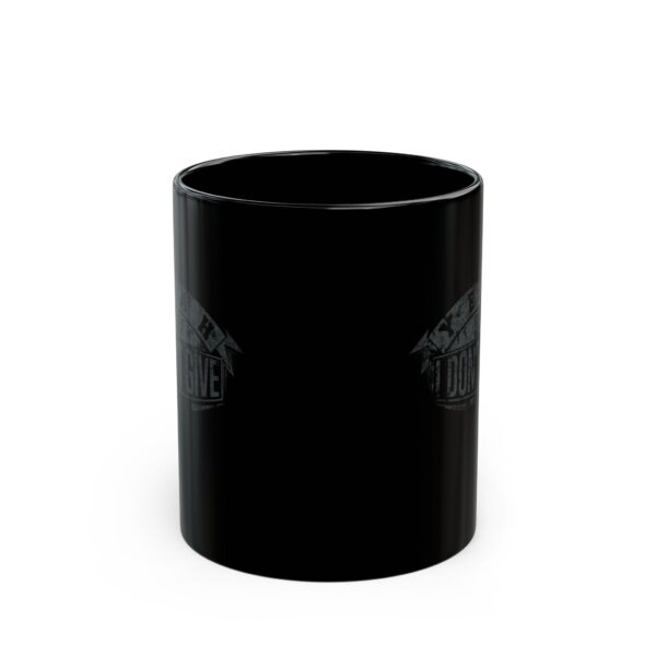 I Dont Give a Shit Black Coffee Mug - Image 2