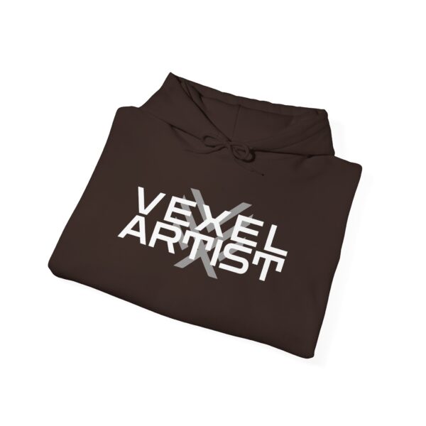 Vexel Artist Classic Club Dark Chocolate Hoodie - Image 4