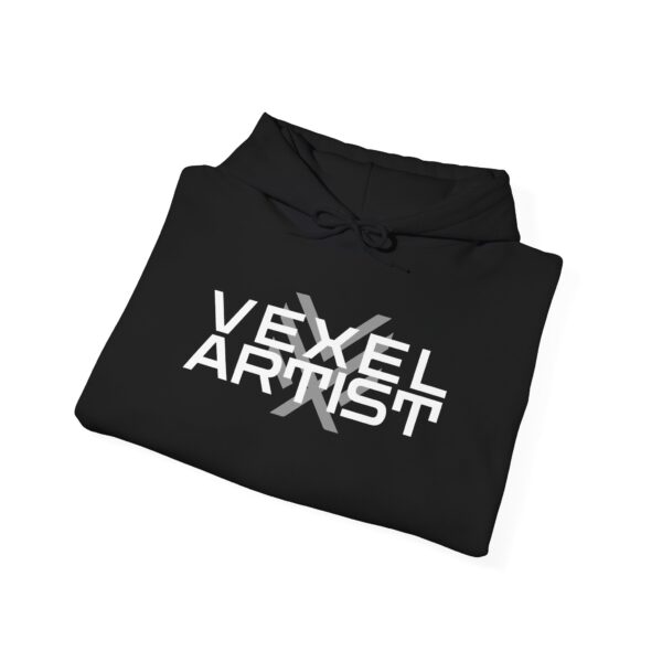 Vexel Artist Classic Club Black Hoodie - Image 4