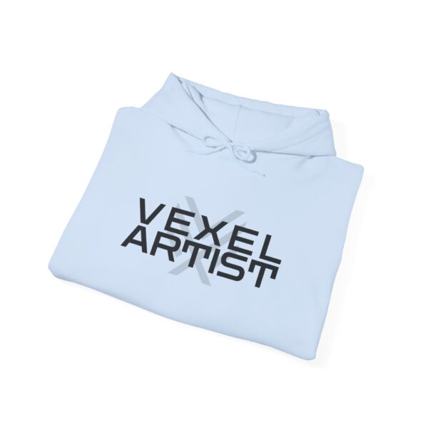 Vexel Artist Classic Club Light Blue Hoodie - Image 4