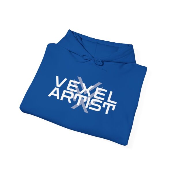 Vexel Artist Classic Club Royal Blue Hoodie - Image 4