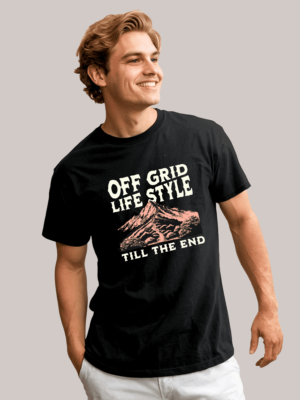 Off Grid Life Style T-shirt For Off Grid Living