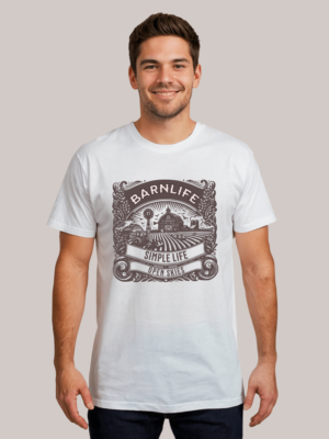 Living Barn Life T-Shirt For Barn Life