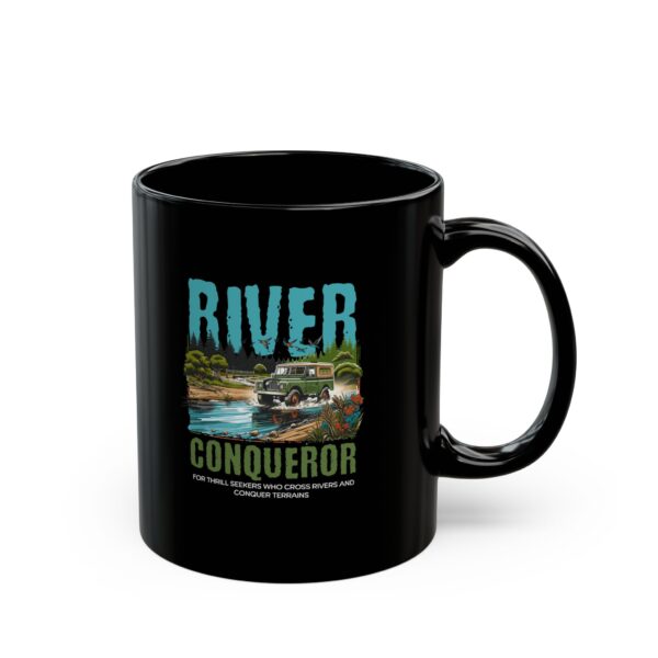 River Conqueror Black Coffee Mug - Image 3